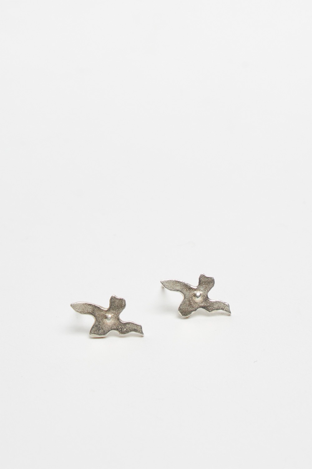 ‘Dust’ Flower Sterling-Silver Earrings