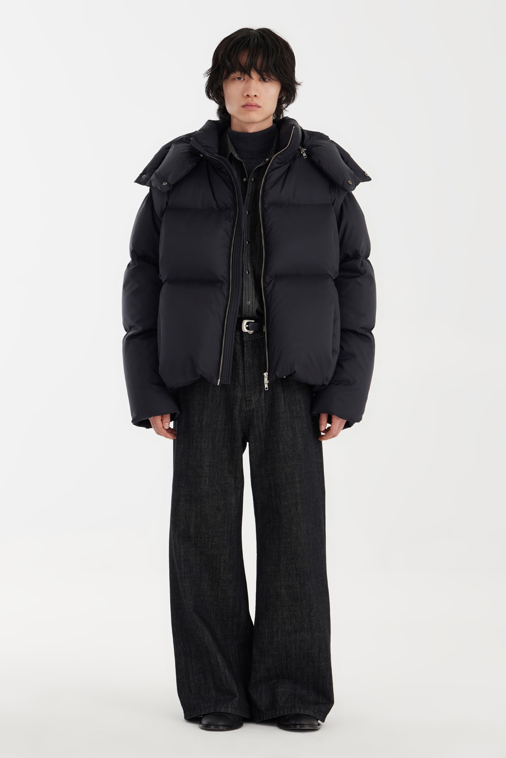 Cropped Puffer Down Jacket
